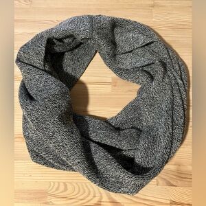 Calvin Klein Gray Knit Infinity Scarf